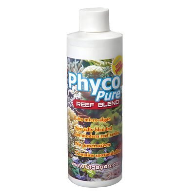 PhycoPure Reef Blend phytoplankton used to feed LPS coral and support reef tank nutrition